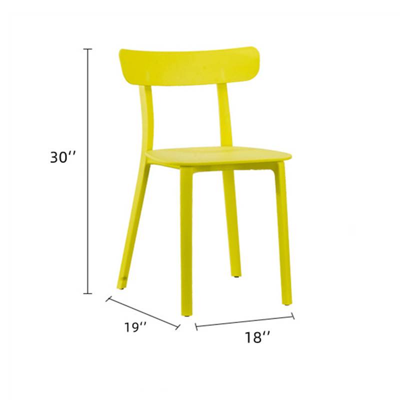 Scandinavian creative fashion dining chair outdoor simple leisure chair-4