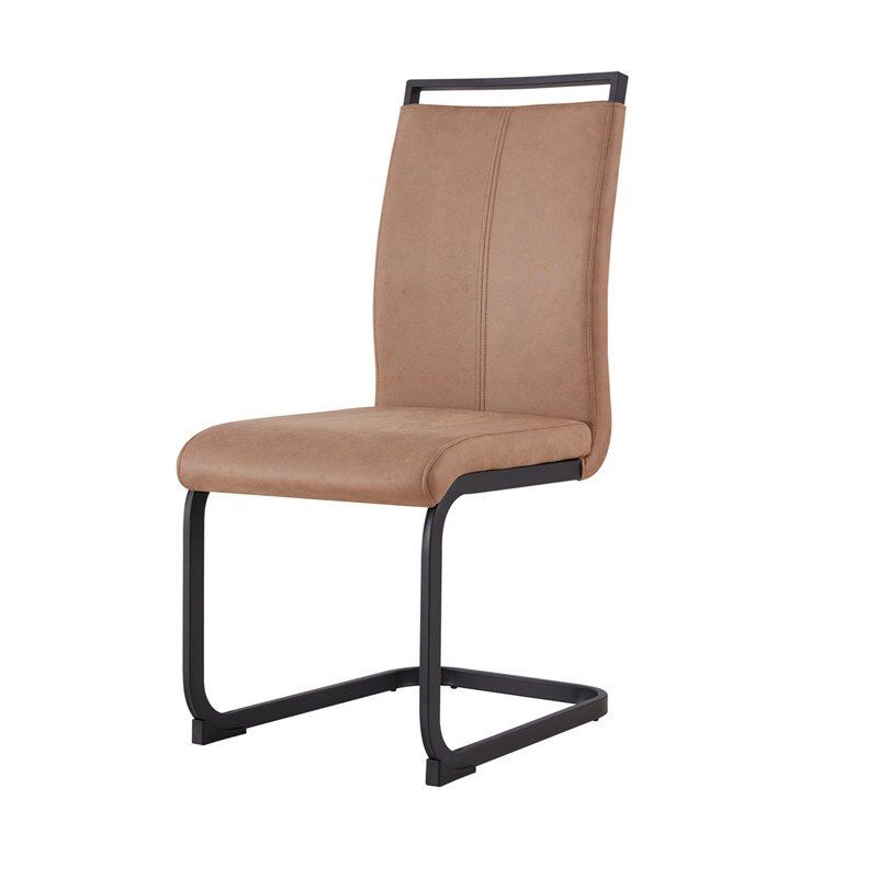 French Luxury Comfort Dining Chair Upholstered Seat Black Spray Bow Chair-1