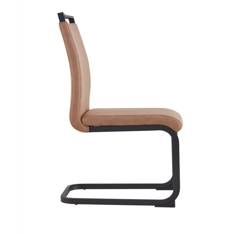 French Luxury Comfort Dining Chair Upholstered Seat Black Spray Bow Chair-3