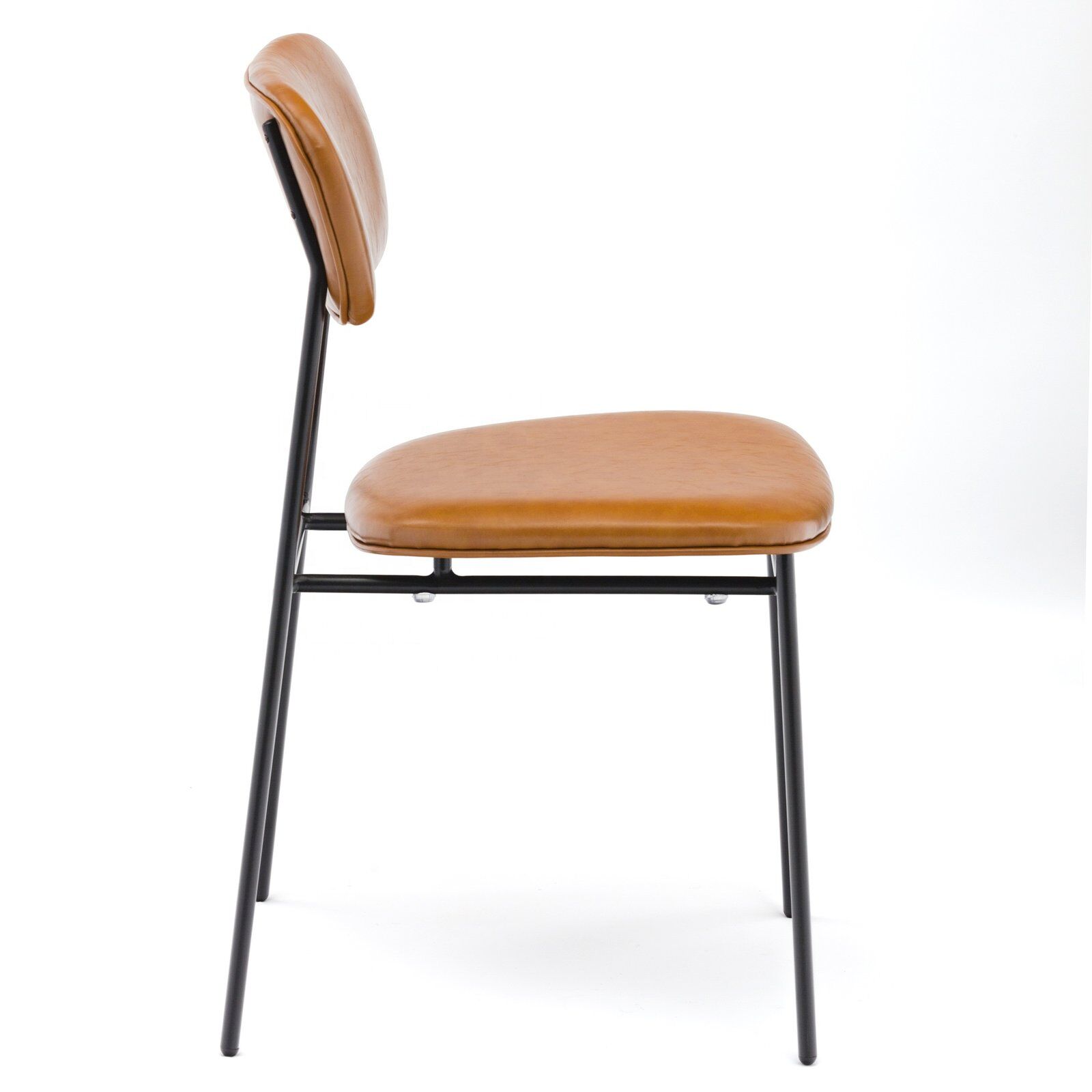 American Style Design High Quality Steel Leg Dining Chair-2