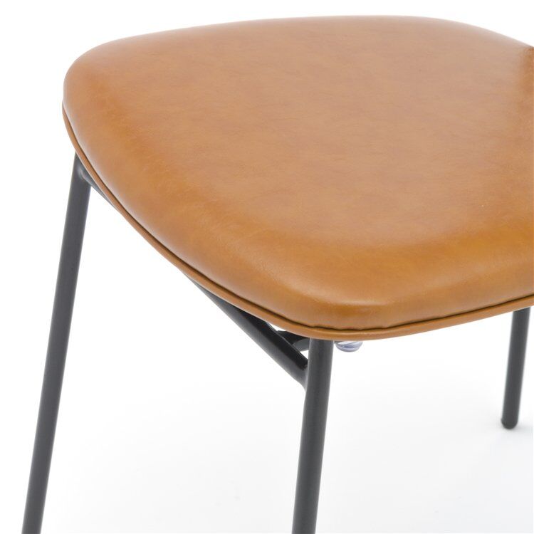 American Style Design High Quality Steel Leg Dining Chair-3